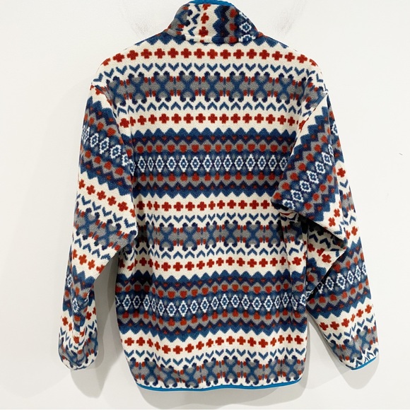 PATAGONIA Men’s Synchilla Snap-T Fleece Pullover Cliff Underwater Blue Size Med - Picture 6 of 13